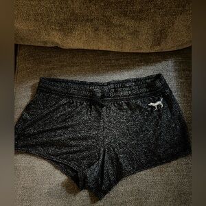 PINK Victoria's Secret Black Athletic Shorts